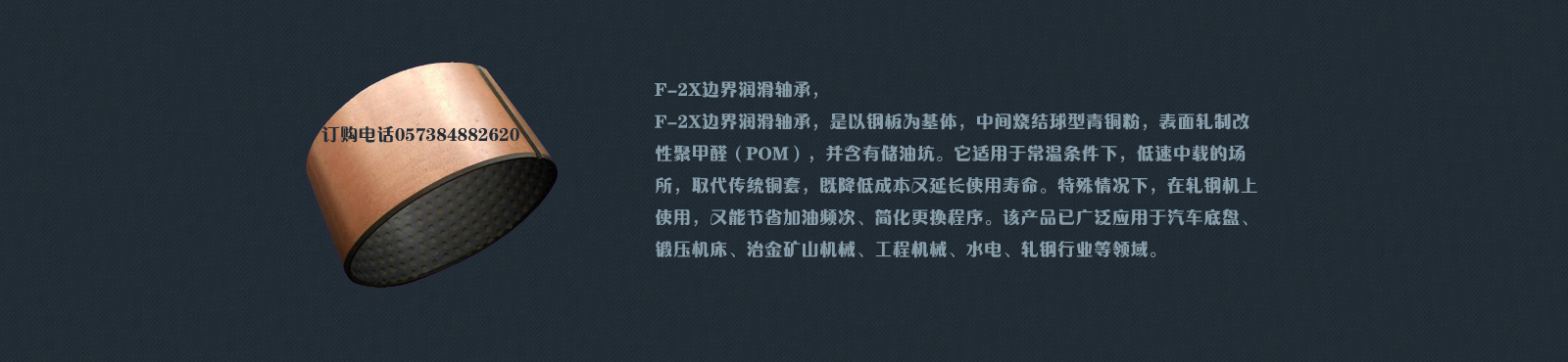SF-2邊界潤(rùn)滑軸承